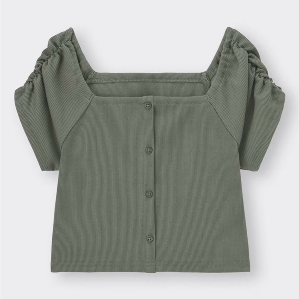 GU Women’s Front Button Off The Shoulder T-Shirt